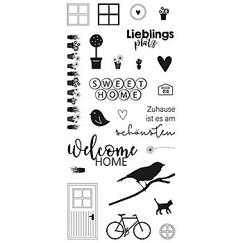 Clear Stempel-Set 'Welcome Home'
