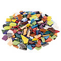 Tesselles en verre Fantasy, polygonales, multicolores, 10&ndash;20 mm, 500 g
