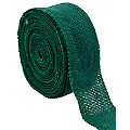 Juteband, grün, 50 mm, 10 Meter