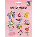Ursus Diamantenstickerei Sticker "Garten", 9 Sticker