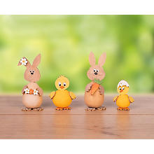 buttinette Kit créatif 'lapins et poussins', 4 pièces