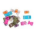 Boucles clips multicolores, 20 pièces
