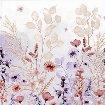Serviettes en papier 'fleurs des champs', 33 x 33 cm, 20 pièces