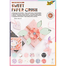 Folia Bloc de feuille 'sweet paper crush', pastel, A4 