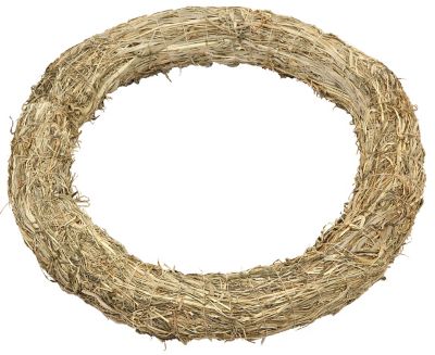 Couronne de paille, 35 cm Ø