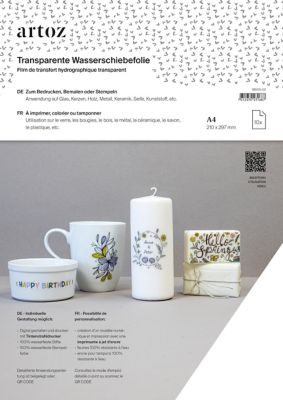 Feuille transfert à l‘eau, A4, 10 feuilles