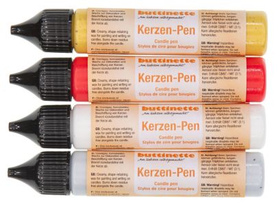 buttinette Stylos de cire pour bougies 'Noël', 4x 28 ml