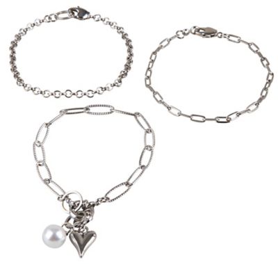 Knutselset: 3 armbanden of 1 ketting, zilver