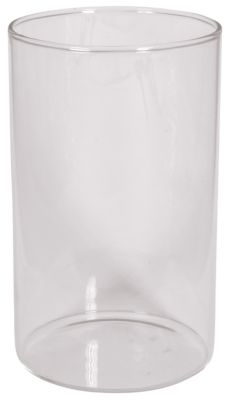 Glasvase, rund, 15 cm, 9 cm Ø