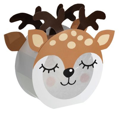 buttinette Kit créatif lanterne 'cerf', pré-découpé