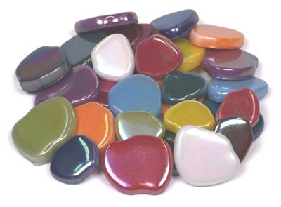 Fiori Glas-Mosaik, polygonal, bunt, 10–20 mm, 200 g