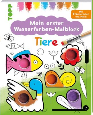 Block 'Mein erster Wasserfarben-Malblock - Tiere'