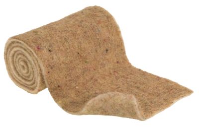 Ruban en laine, bicolore, marron-beige, 15 cm, 1 m