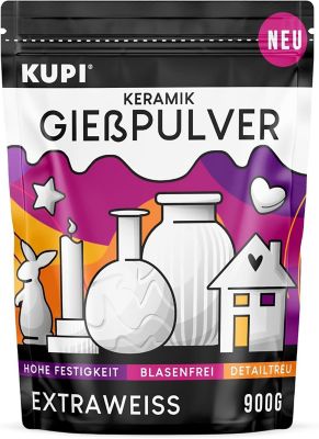 Keramik Gießpulver, extra weiß, 900 g