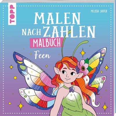 Buch 'Malen nach Zahlen Malbuch Feen'