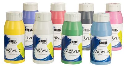 Kreul Triton Peinture acrylique, disponible dans différents coloris, 750 ml