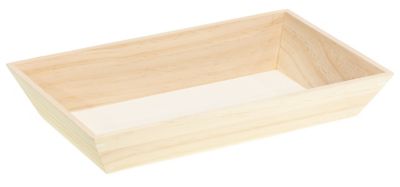 Tablett aus Holz, 30 x 18 cm