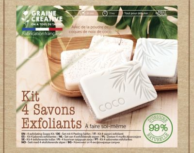 Kit de fabrication de savon 'noix de coco'