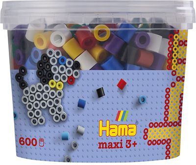 Hama Bügelperlen-Mix 'Grundfarben', Maxi-Perlen
