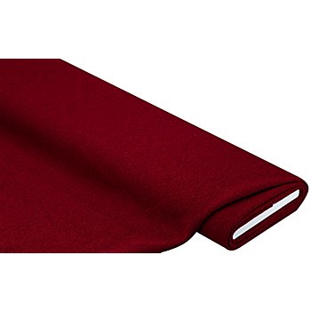 Tissu pour manteaux de qualité supérieure 'Pierre', rouge pourpre