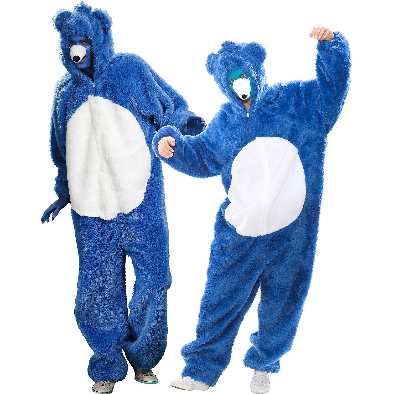 buttinette Déguisement d'ours, unisexe, bleu  acheter en ligne sur  déguisement buttinette