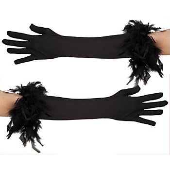 Handschuhe 'Glamour', schwarz