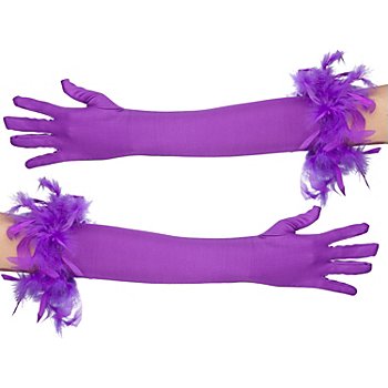 Handschuhe 'Glamour', lila
