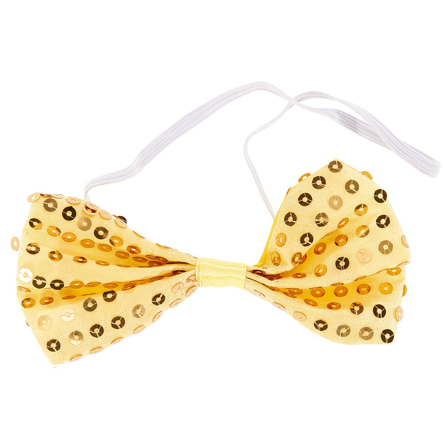 Nœud papillon à paillettes dorées  acheter en ligne sur déguisement  buttinette
