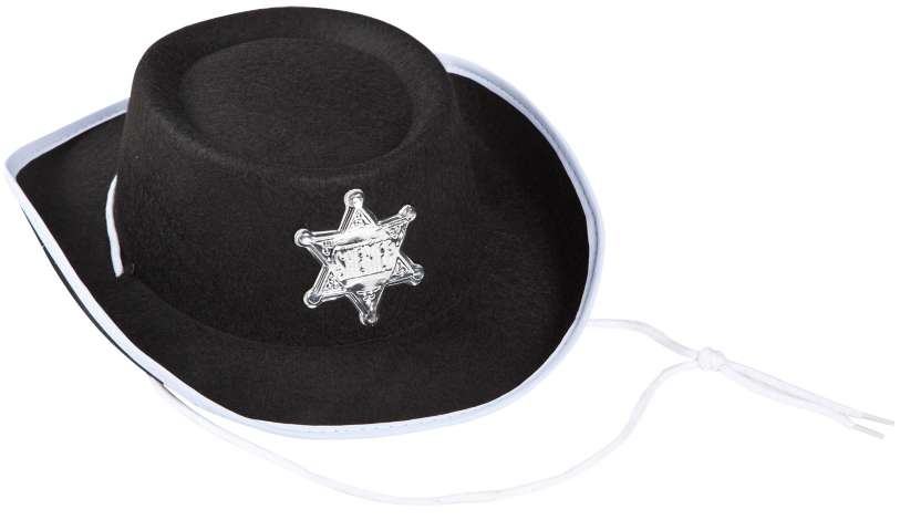 Chapeau de cowboy pour enfants, noir  acheter en ligne sur déguisement  buttinette
