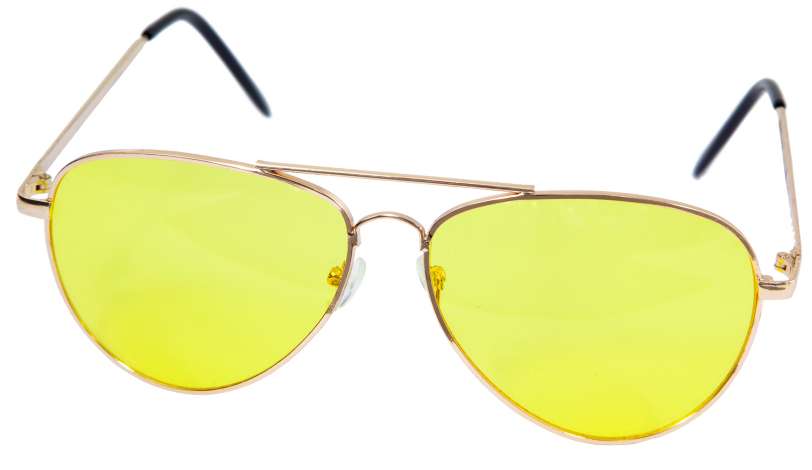 Pilotenbrille Gelb Gold Online Kaufen Buttinette Karneval Shop