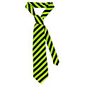 Krawatte, neongrün/schwarz