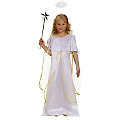 Engel-Kostüm für Kinder, weiß/gold