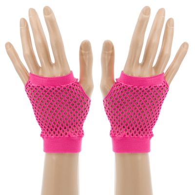 Netz-Handschuhe, neonpink online kaufen