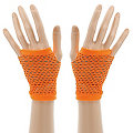 Netz-Handschuhe, neonorange