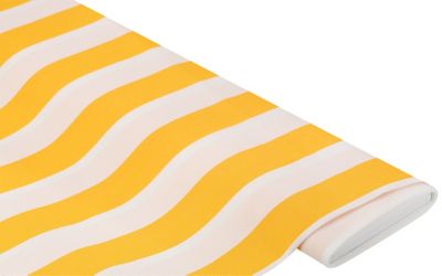 Nappe citron Set de 8 Tissu Polyrésine Poids de table d'extérieur