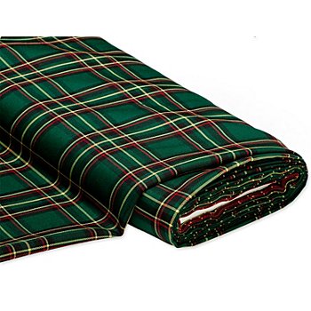 Tissu à carreaux « écossais », vert