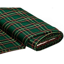 Tissu à carreaux « écossais », vert
