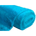 Tissu peluche, turquoise