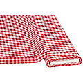 Tissu coton "carreaux vichy", 1 x 1 cm, rouge/blanc