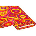 Tissu hippie "lollipop", rouge/multicolore