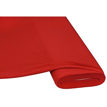 Tissu jersey en coton « basic », rouge