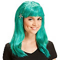 Perruque de sirène "étoile de mer", turquoise