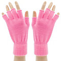 Strick-Handschuhe, rosa