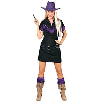 Déguisement de cowgirl, violet