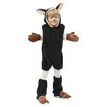 buttinette Schaf-Kostüm für Kinder, schwarz