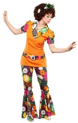 Déguisement de hippie "Flower Power" pour femmes