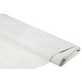Tissu coton-polyester enduit "Meran", uni, blanc/gris