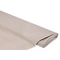 Tissu coton "triangles", taupe clair/blanc