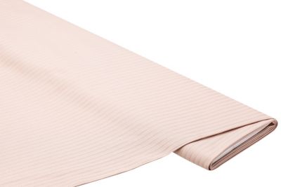 Tissu damas en coton "rayures", beige