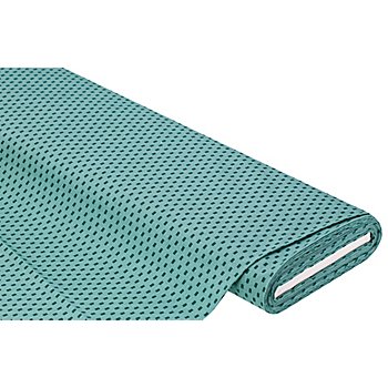  Tissu coton 'rectangles', vert menthe